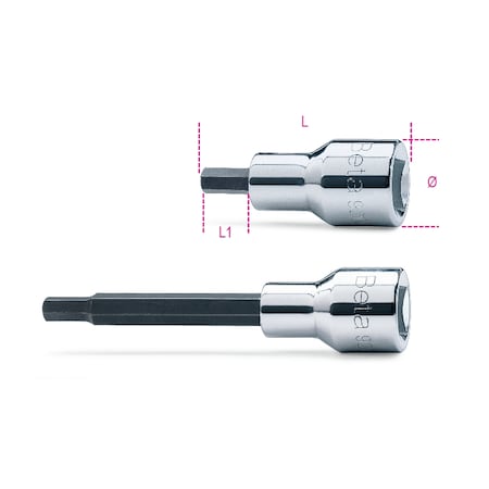 Socket Driver For Hexagon Screw,17mm